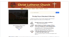 Desktop Screenshot of christlutheranhamden.org